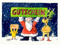 Peter Gaymann Postkarte Weihnachten Für Dich