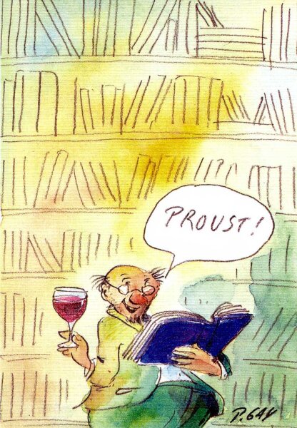 Wein, Bibliothekar, Bücher, Bücherei, lesen, trinken, feiern