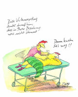 Peter Gaymann Poster Kneten Sie es weg